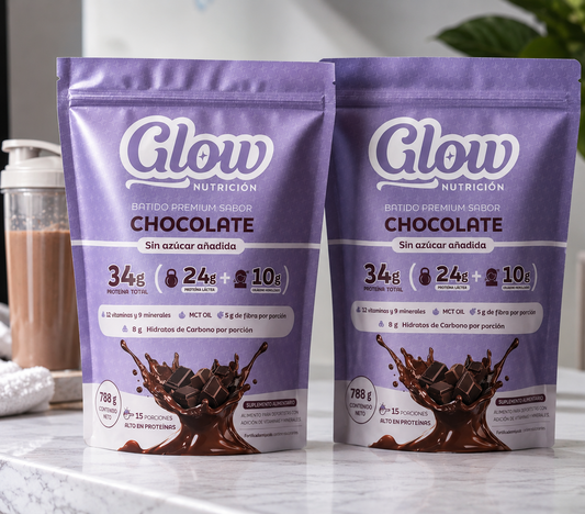 KIT Mensual - GLOW Batido premium chocolate