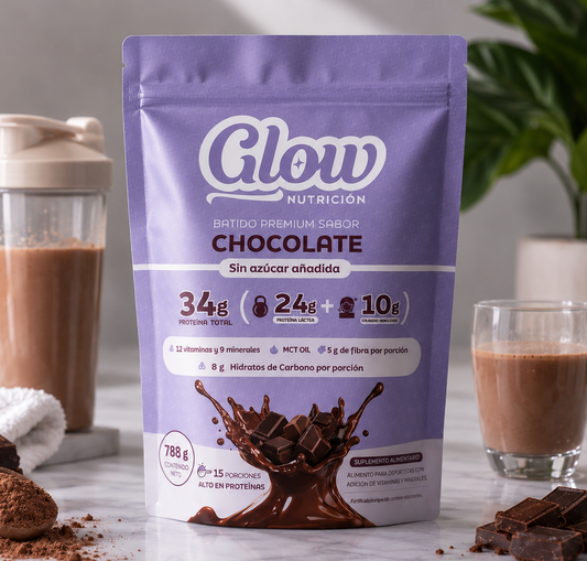 GLOW - Batido premium chocolate